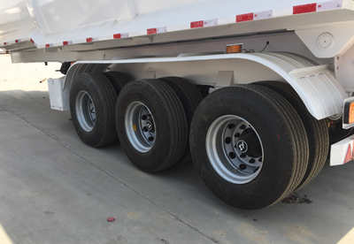  Side dump semi trailer 