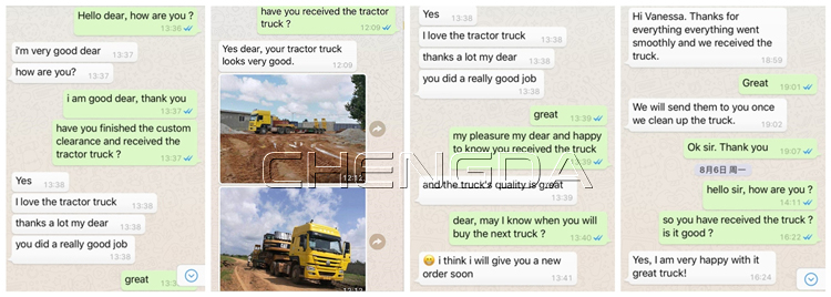 Clients Feedback of Tractor Truck.jpg