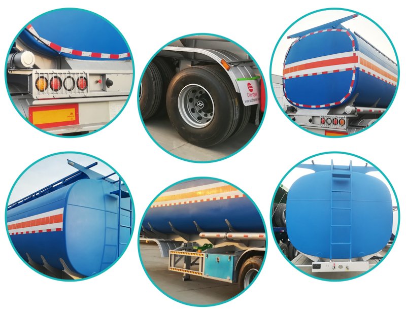 3 Axle Oil Fuel Tanker Trailer