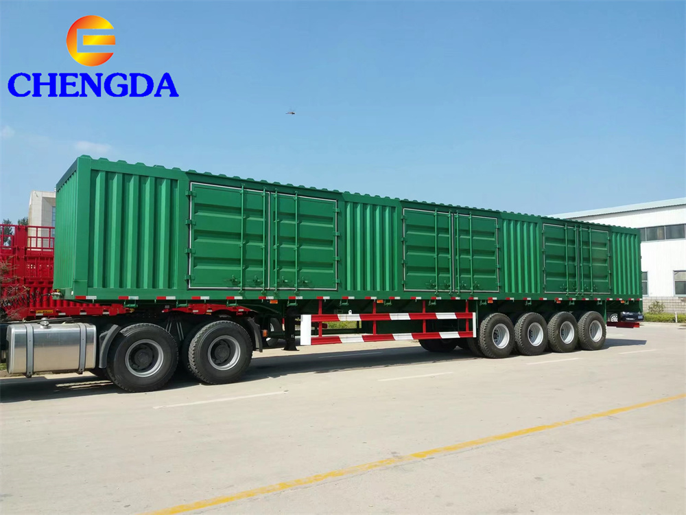 Chengda 4 Axles 60tons Side Wall Trailers