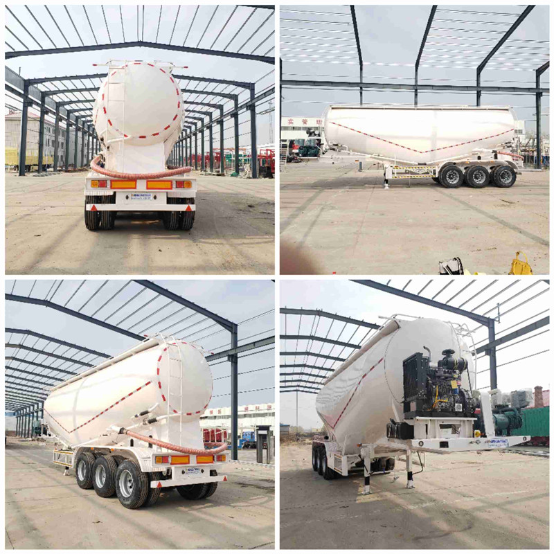 bulk cement semi trailer