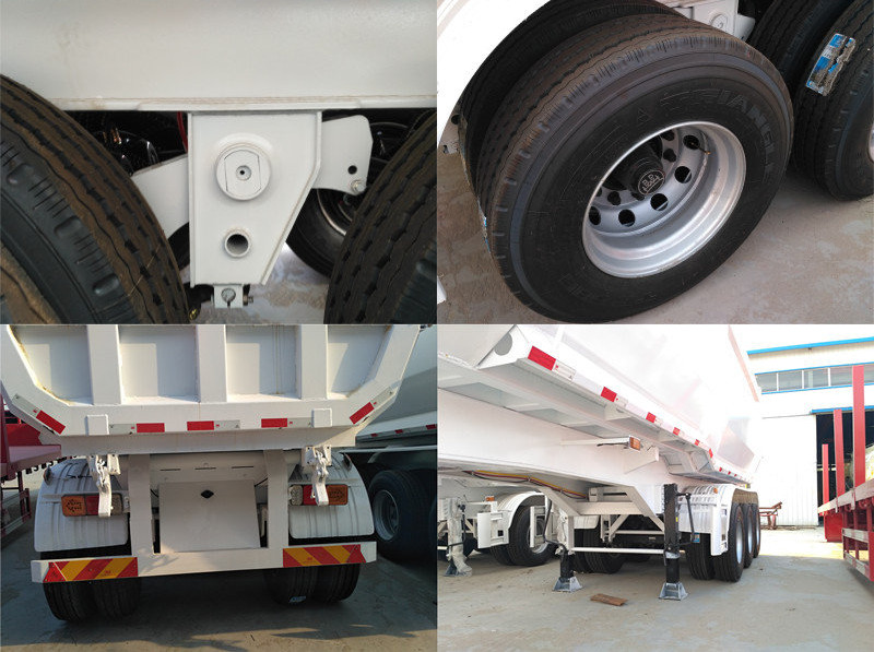 Side Tipper Dump Trailer Detail