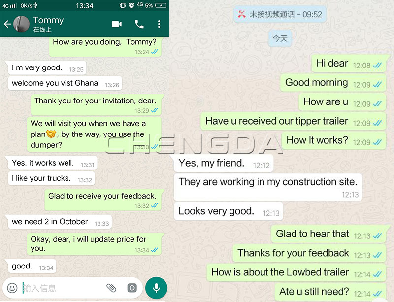 Shacman Dump Truck Customers Feedback