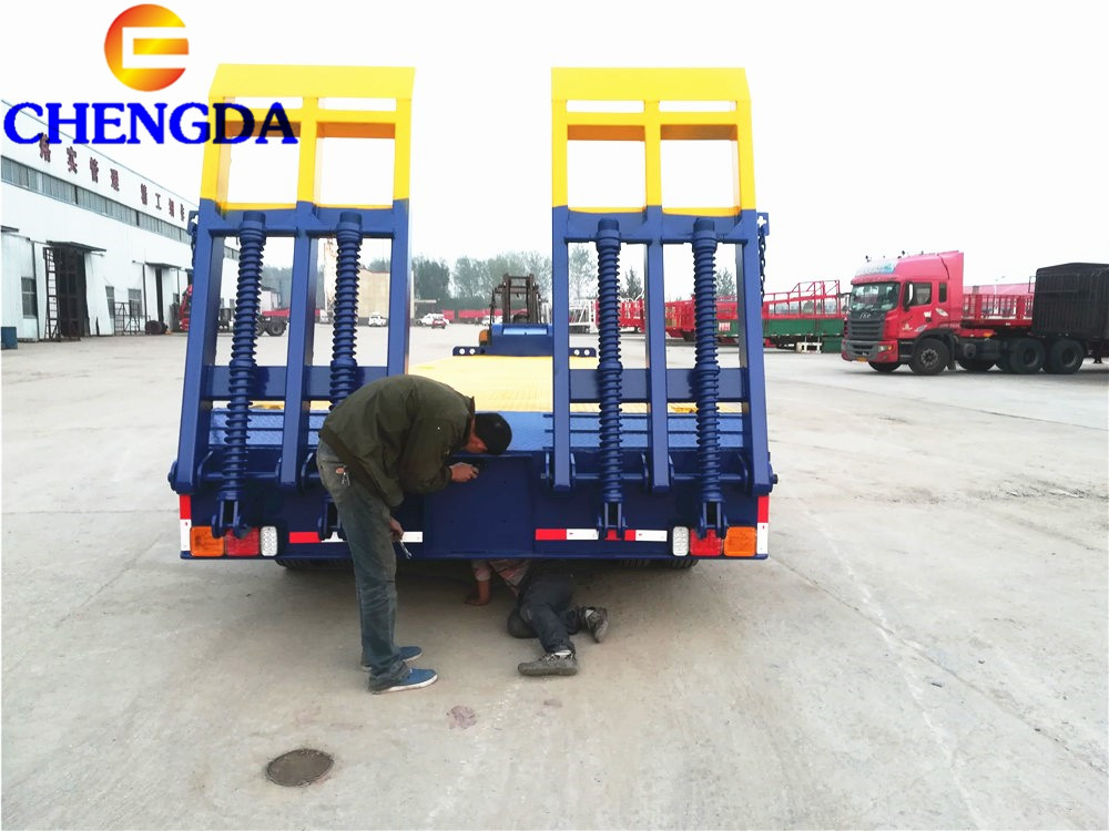 Low bed trailer