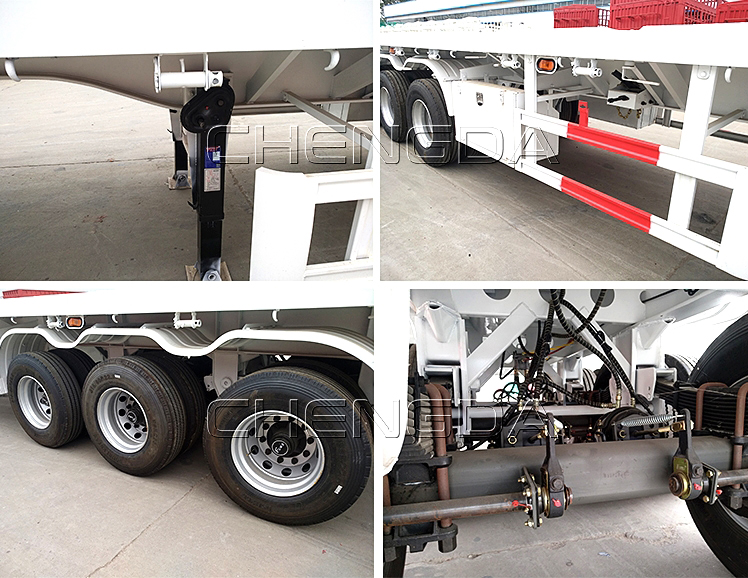 Long Flatbed Trailers Detail