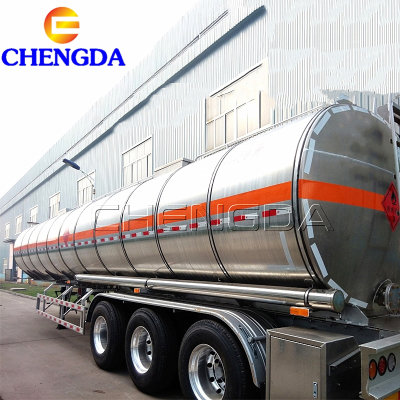 40000 Liters Aluminum Fuel Tanker Semi Trailers