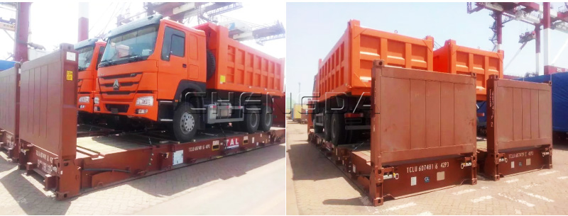 Shacman Dump Truck Shipment