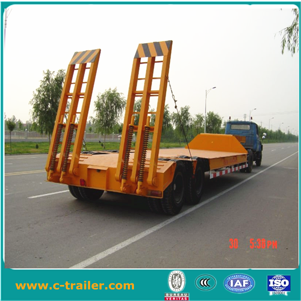 Lowboy trailer