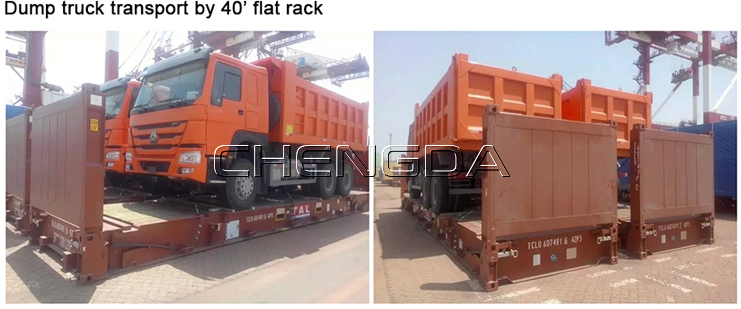 Howo Dump Truck Shipping Way