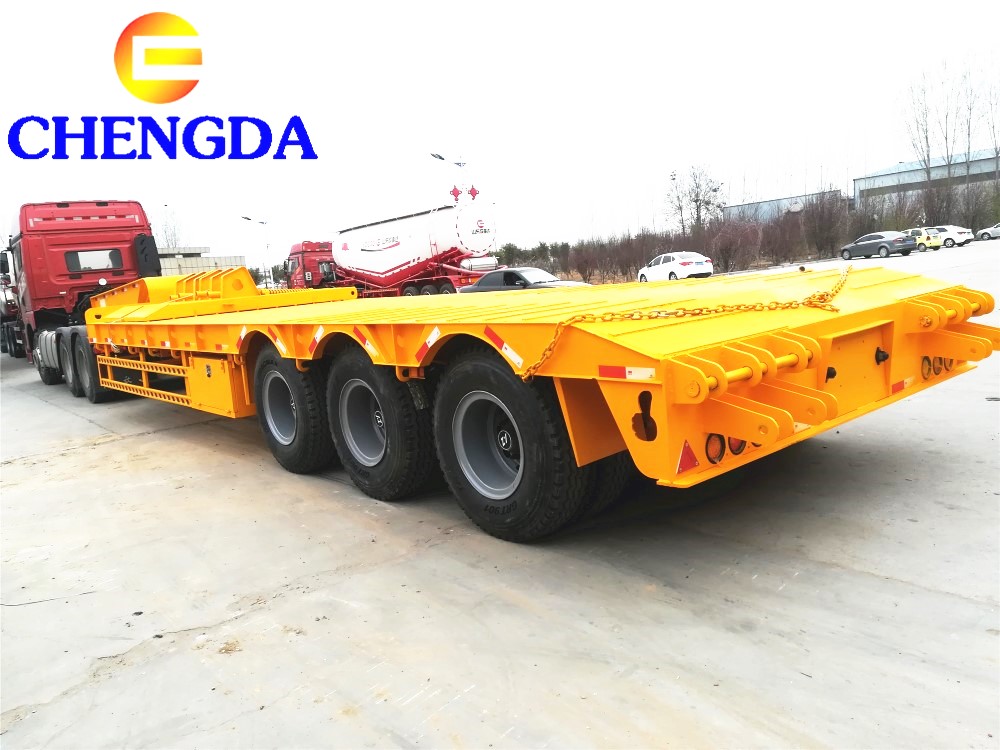 3 Axles Lowbed Trailer Overview