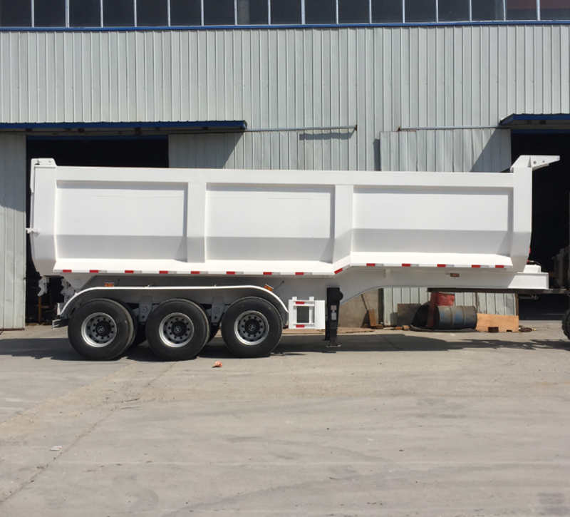  Side dump semi trailer 