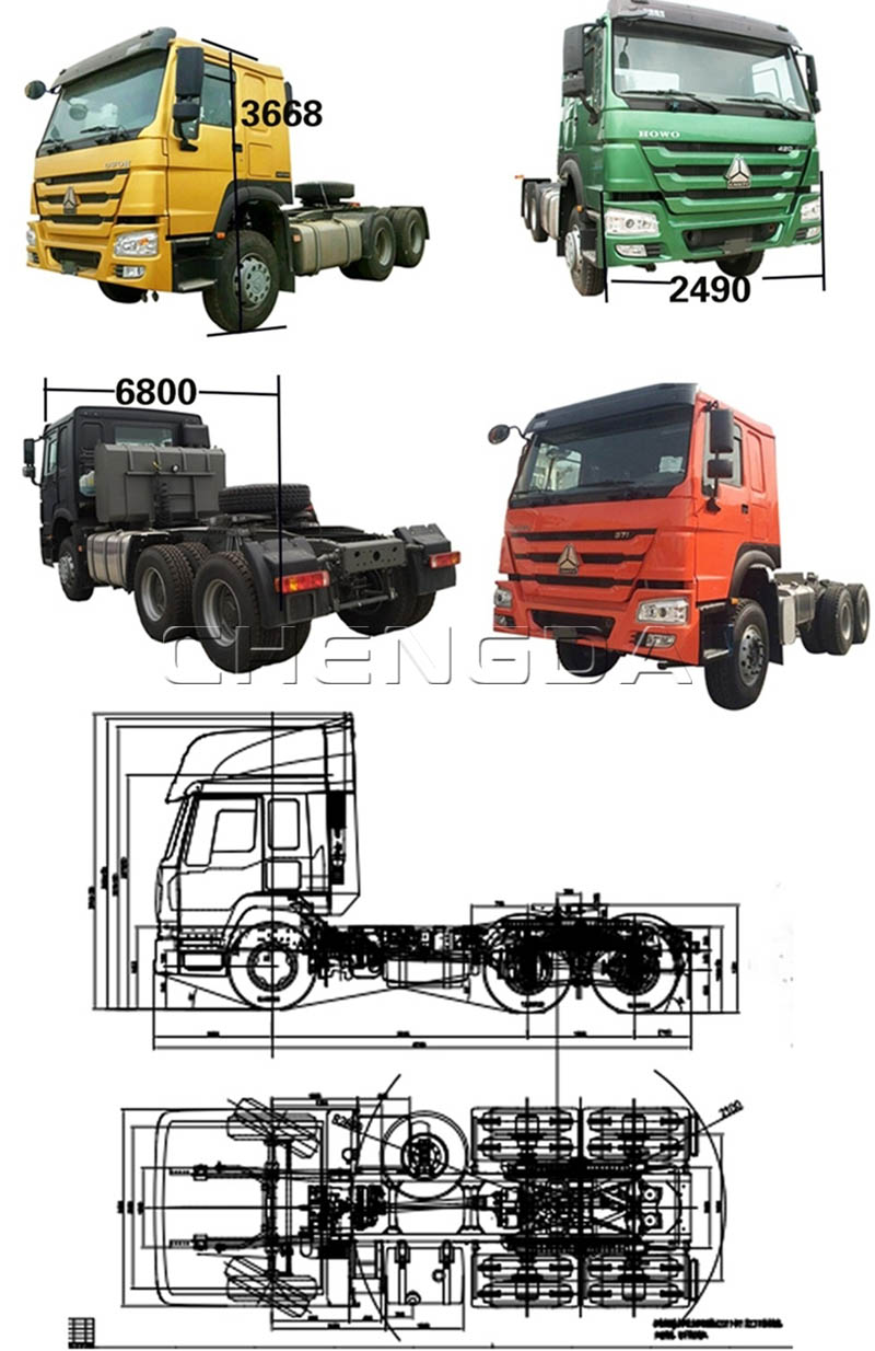 6x4 371hp Tractor Trucks