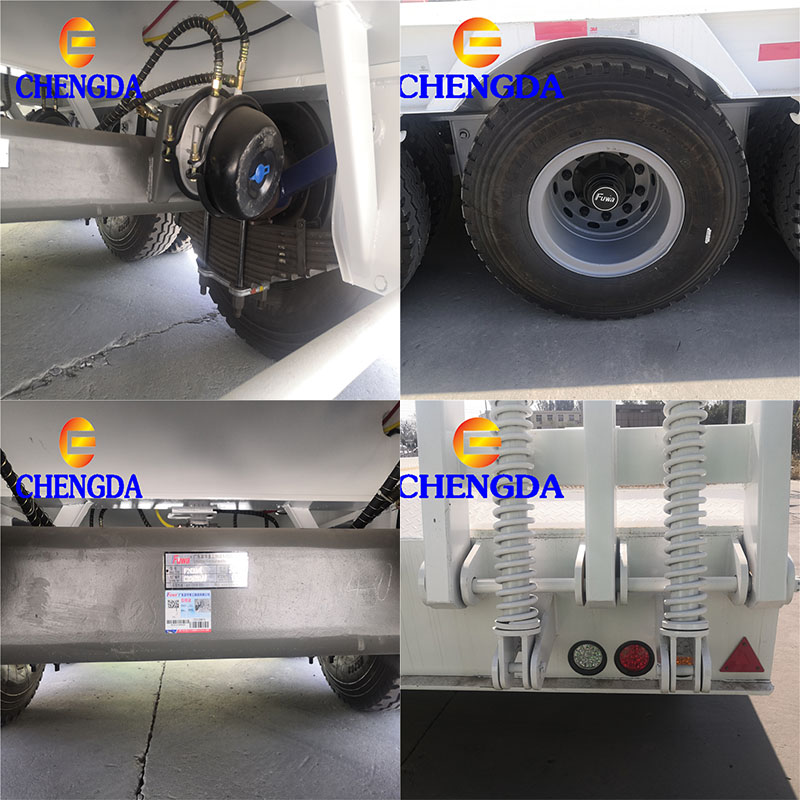 3 Axles Lowbed Trailers Detail