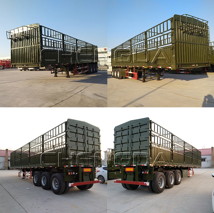 High Fence Cargo Semi Trailers