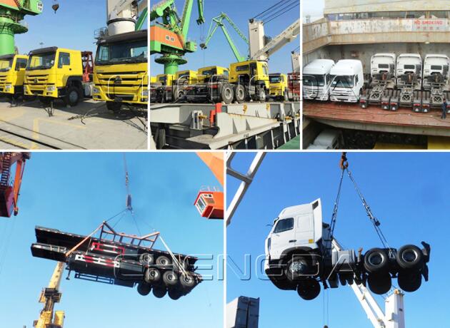 4 Axle Flatbed Trailer Shipment Modes