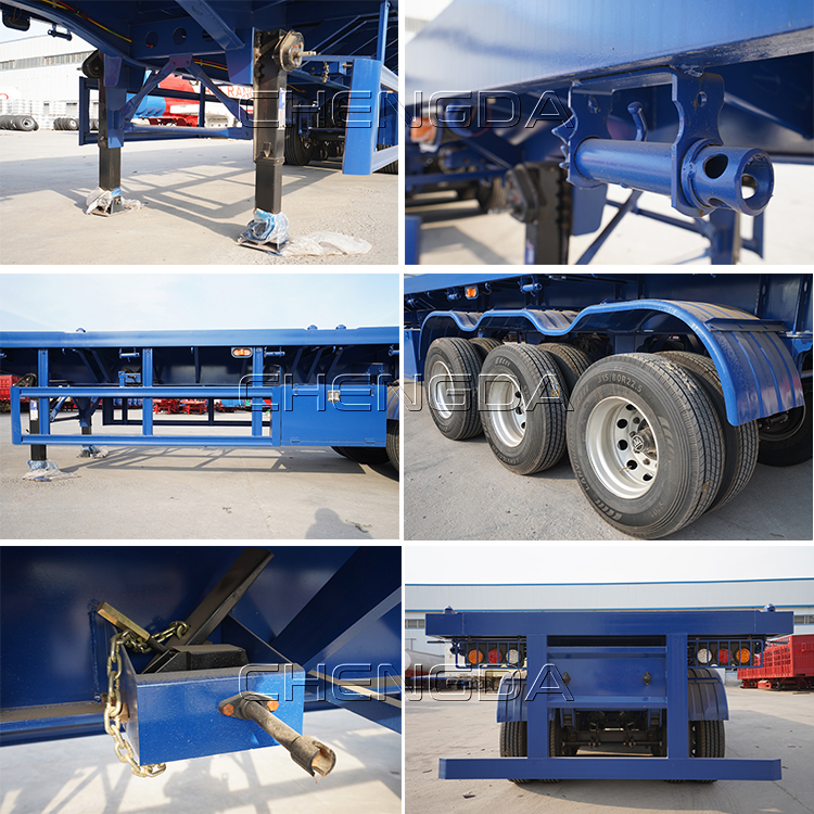 Heavy Duty Flatbed Trailer Detail